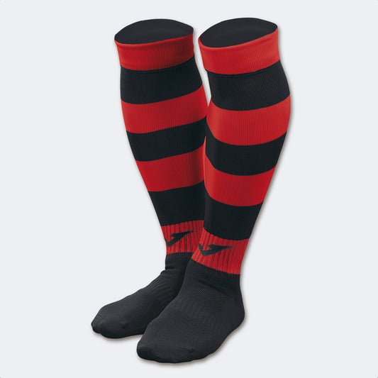 FOOTBALL SOCKS ZEBRA II BLACK-RED