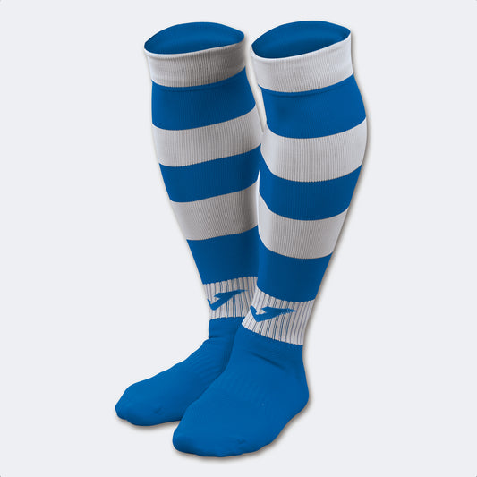 FOOTBALL SOCKS ZEBRA II ROYAL-WHITE