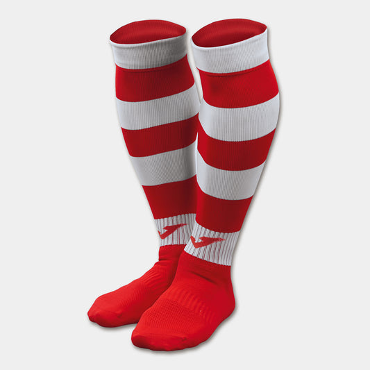 FOOTBALL SOCKS ZEBRA II RED-WHITE