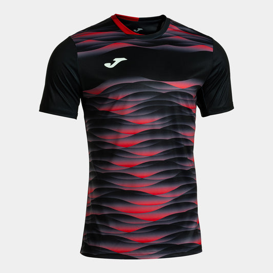 TIGER VII SHORT SLEEVE T-SHIRT BLACK RED