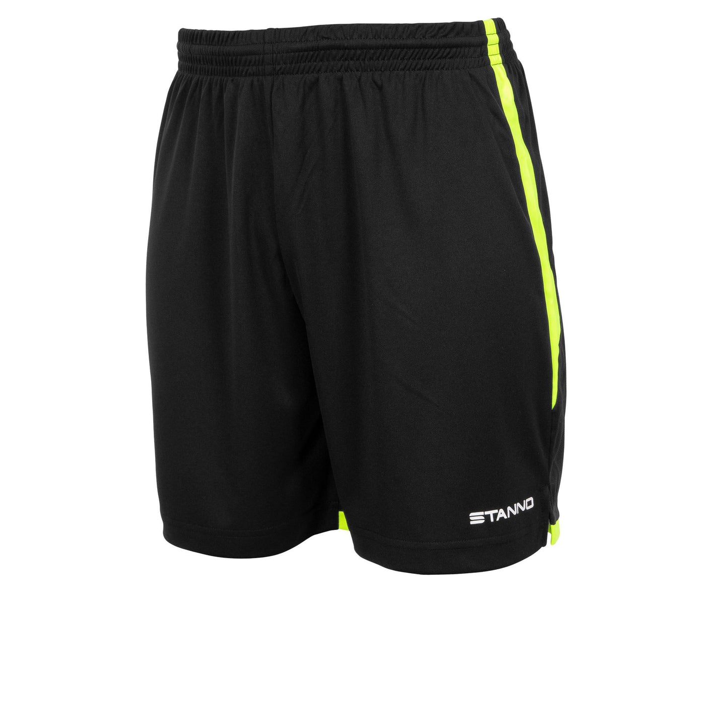 Stanno Focus II Shorts Black-Neon Yellow
